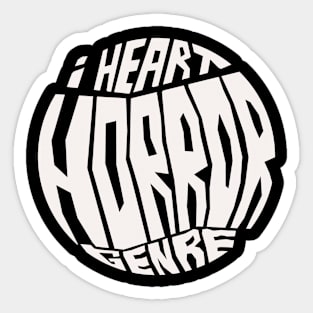 HORROR - Simple  Design Sticker